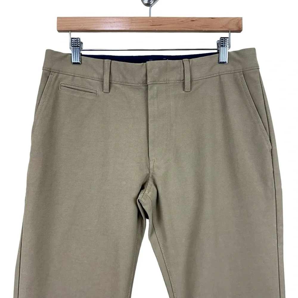 NWT J. Crew 484 Slim Fit Midweight Tech Pants Dark Driftwood Sz 31 x 30